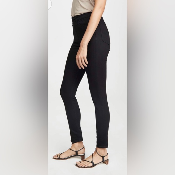 NWOT Nina High Rise Ankle Skinny - Black - Picture 6 of 16